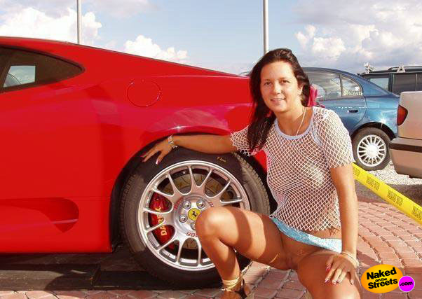 Fuck the Ferrari I just want to ride the girl