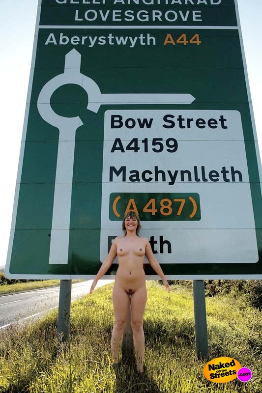 Hitchhiking goes a lot easier naked