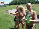 3 Nude girls try to blame it on the alcohol