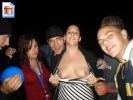 Drunk college girl flashes her tittis for the camera