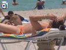 Topless teens secretly taped on the beach