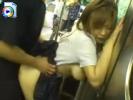 Japanese girl gets fucked hard in a crowded subway