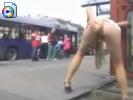 Kinky trailer trash whore pissing in the streets