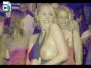 Fucking hot crazy drunk blonde chick flashes her big tit really quick