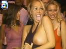 Extremely hot blonde flashes the most perfect tittie I have ever seen