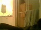Spying on roommate taking a shower