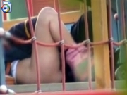Couple caught having sex on kids playground