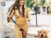 Naked girls and their pets