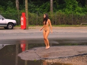 Naked in the parking lot (Galleries)