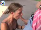 2 Hot teen girls share a beach cabin to change