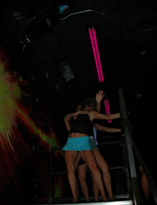 Stupid drunk co-eds acting like total sluts at a party 
