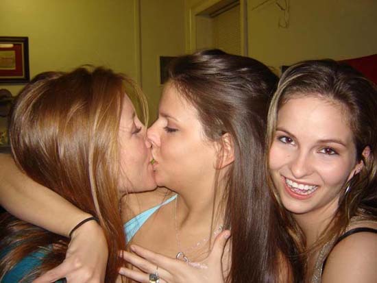 Nice collection of fucking hot college sluts kissing