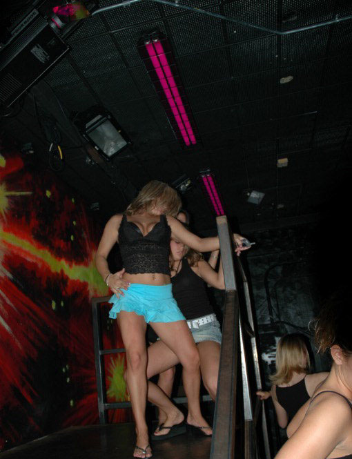 Stupid drunk co-eds acting like total sluts at a party 