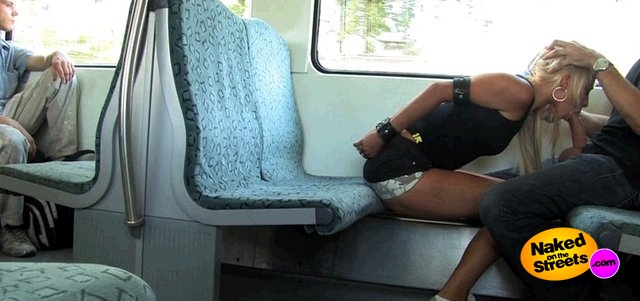 Getting naughty on the bus