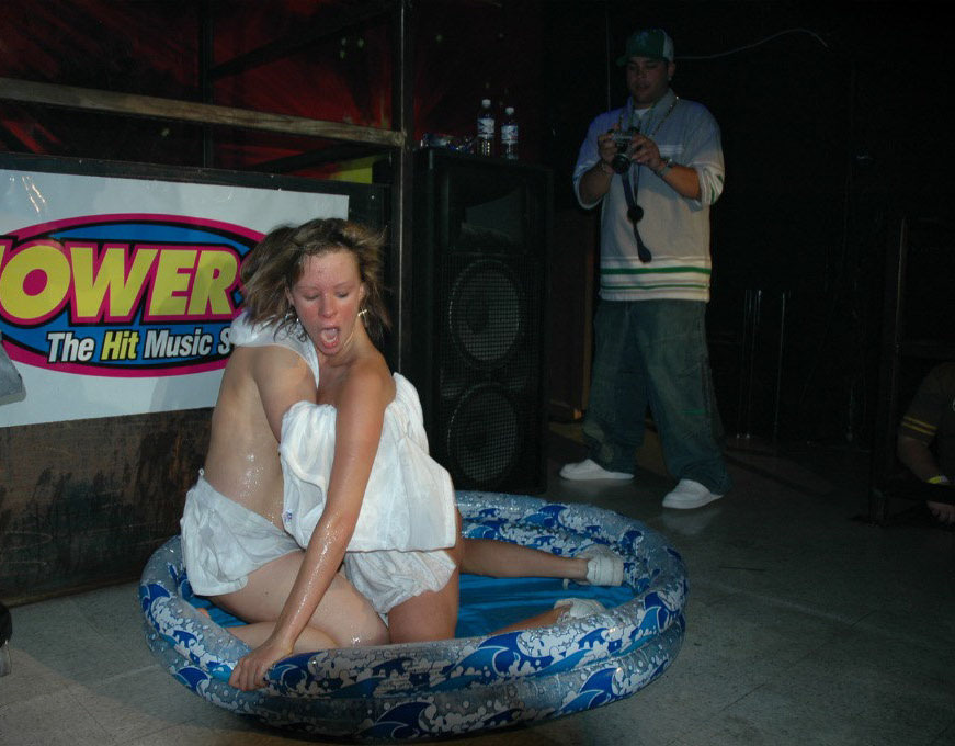 Stupid drunk co-eds acting like total sluts at a party 