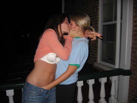 Nice collection of fucking hot college sluts kissing