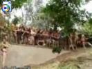 Crazy all out lesbian squirting orgy outside