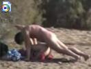 Amateur couple caught fucking at the beach