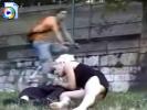 Crazy amateur slut sucks and fucks her boyfriend in a public park