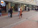 Crazy blonde slut walks through town wearing nothing at all (Galleries)