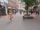 Crazy blonde slut walks through town wearing nothing at all (Galleries)