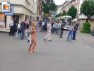 Crazy blonde slut walks through town wearing nothing at all (Galleries)