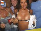 These horny public party sluts probably suck dick for beer (Galleries)