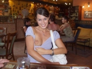 Girls being naughty at restaurants (Galleries)