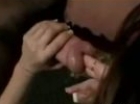 Two fingers in penis