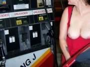 Horny girls pumping your gas naked (Galleries)