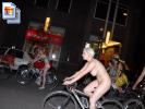 Group of naked people ride their bikes in the nude at night (Galleries)